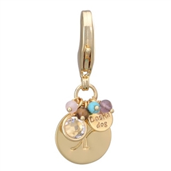 Gold Initial Charm - Letter X